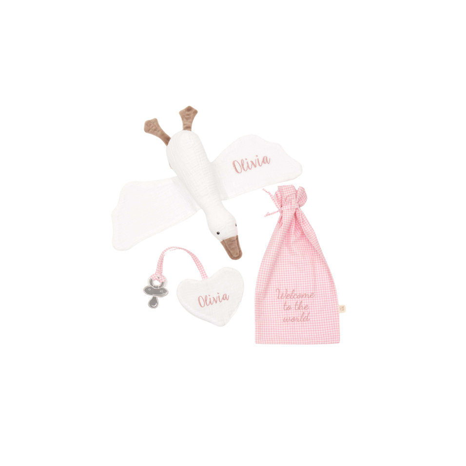 3 ნაწილიანი პატარა ბატის სასაჩუქრე ნაკრები