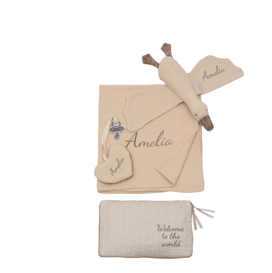 Baby Muslin Blanket Gift Set