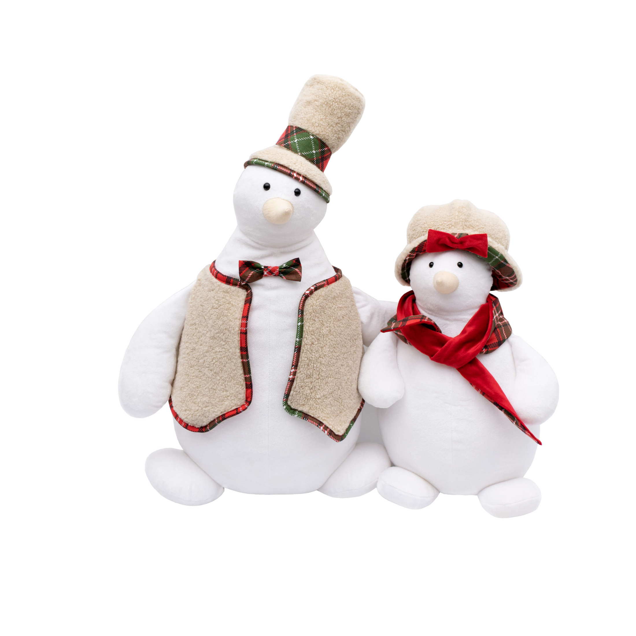 თოვლის ქუდის თოვლის კაცის ოჯახი